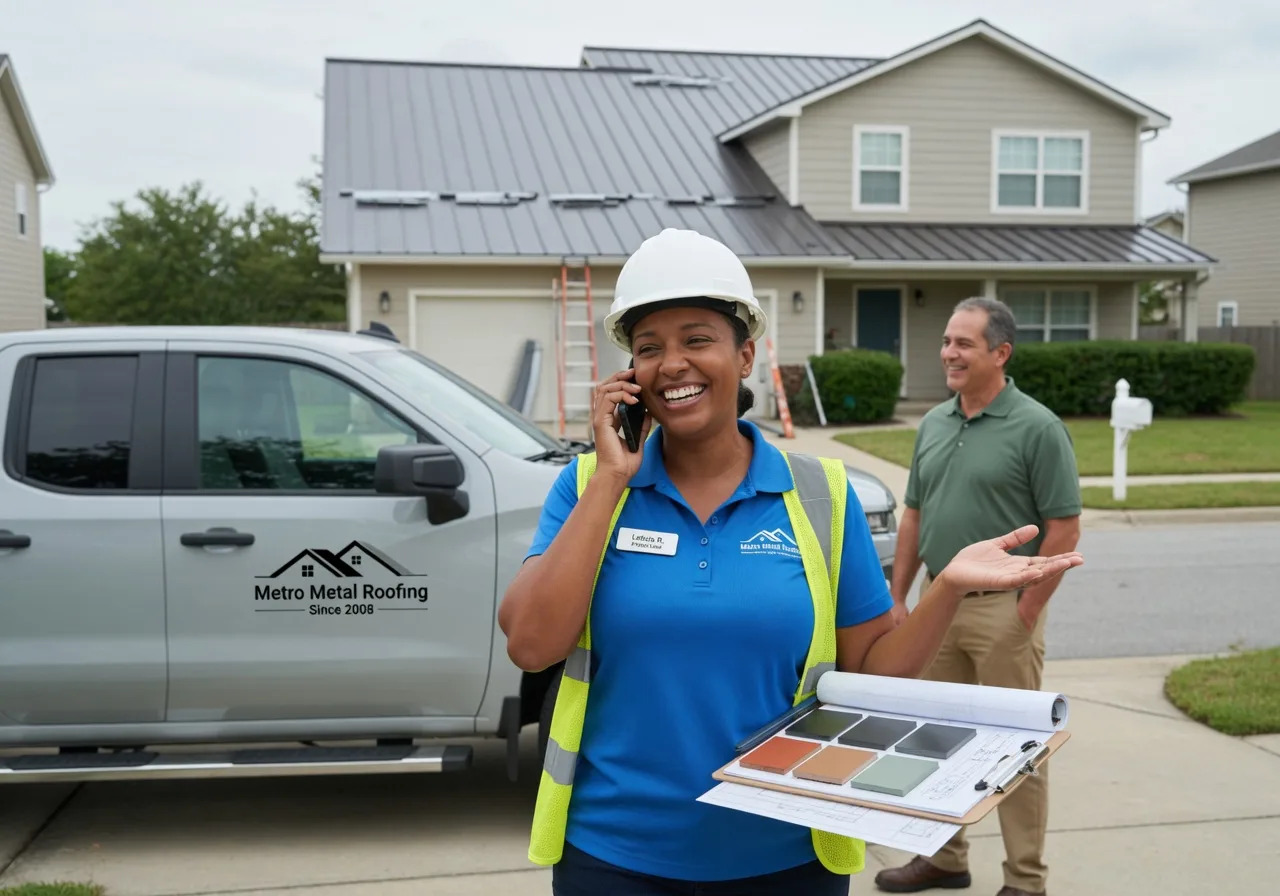 Storm Damage Metal Roof Repair in Kettlersville, OH